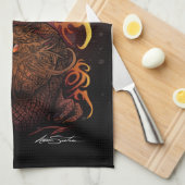 Dragon (Signature-Design) Küchentuch (Viertel Falte)