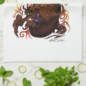 Dragon (Signature-Design) Küchentuch (Gefaltet)