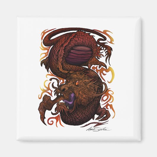 Dragon (Signature-Design) Magnet (Vorne)