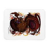Dragon (Signature-Design) Magnet (Horizontal)