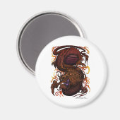 Dragon (Signature-Design) Magnet (Vorderseite/Rückseite)