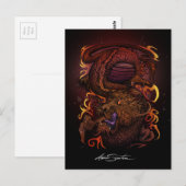 Dragon (Signature-Design) Postkarte (Vorne/Hinten)