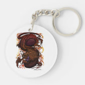 Dragon (Signature-Design) Schlüsselanhänger (Rückseite)