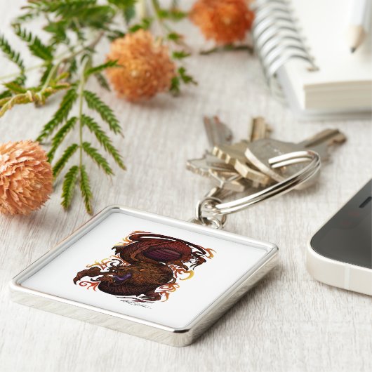 Dragon (Signature-Design) Schlüsselanhänger (Seite)