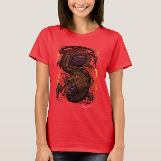 Dragon (Signature-Design) T-Shirt (Vorderseite)