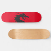 Dragon-Silhouette Skateboard (Horizontal)
