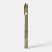 Dragon Silhouette Spirit Animal Totem Emblem iPhone 15 Hülle (Linke Seite)