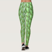 Dragon-Skalenmuster Leggings (Rückseite)