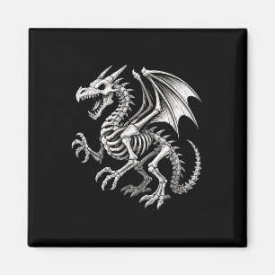 Dragon Skeleton Halloween Fantasy Boys Girls Kinde Magnet