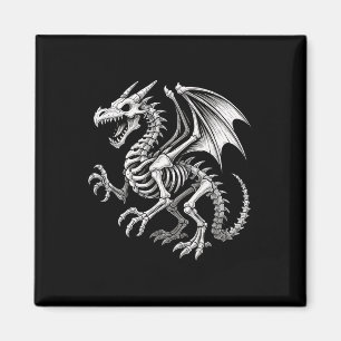 Dragon Skeleton Halloween Fantasy Boys Girls Kinde Magnet