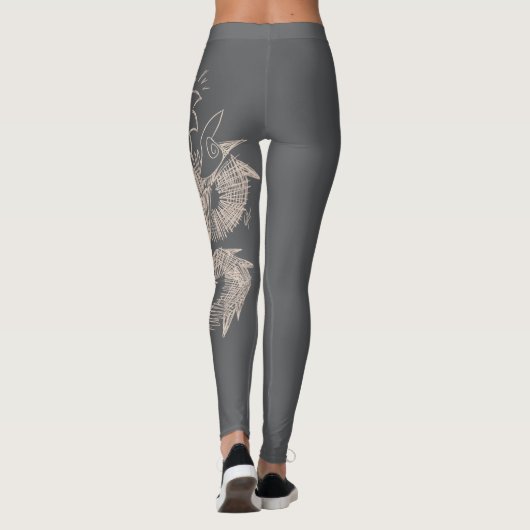 Dragon sketch leggings (Rückseite)