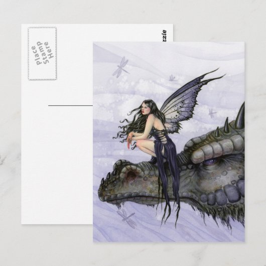 Dragon Skies Postkarte (Vorne/Hinten)