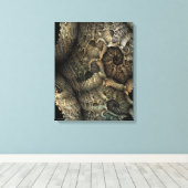 Dragon Skin Fraktal Art Leinwanddruck (Insitu (Holzboden))