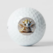 Dragon Skull Art Golfball (Vorderseite)
