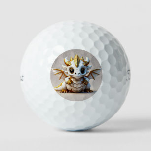 Dragon Skull Art Golfball