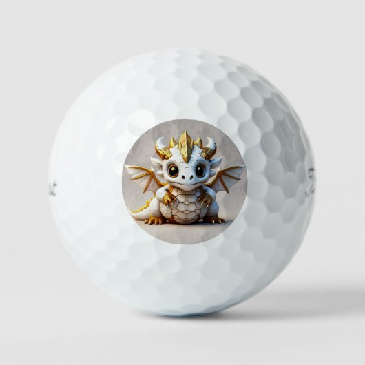 Dragon Skull Art Golfball (Vorderseite)