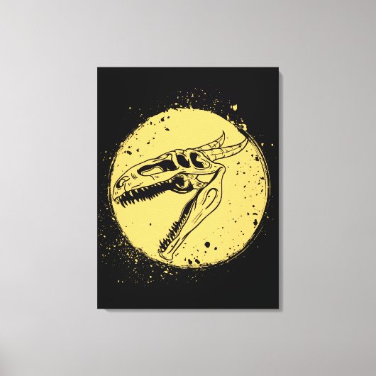 Dragon Skull Leinwanddruck (Vorderseite)