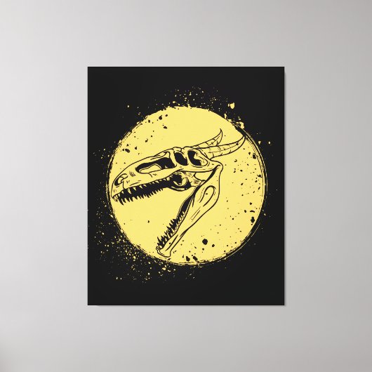 Dragon Skull Leinwanddruck (Vorderseite)