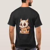 🔥 "Dragon Skull Mascot - Niedliches, doch kraftvo T-Shirt (Rückseite)