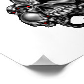 Dragon Skulls Poster (Ecke)