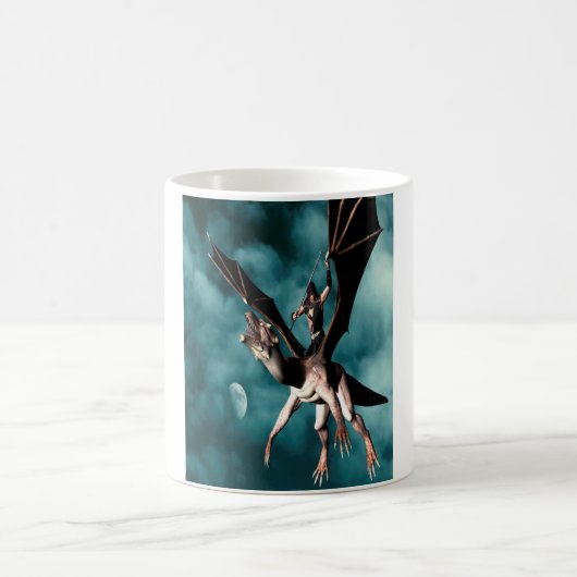 Dragon Sky Warrior Kaffeetasse (Mittel)