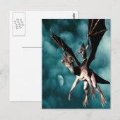 Dragon Sky Warrior Postkarte (Vorne/Hinten)