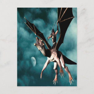 Dragon Sky Warrior Postkarte