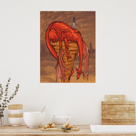 Dragon Slayed Poster (Küche)