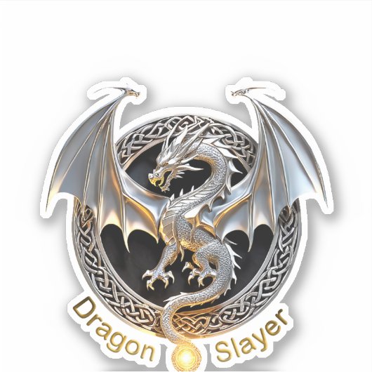 Dragon Slayer Aufkleber (Vorderseite)