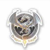 Dragon Slayer Aufkleber (Vorderseite)