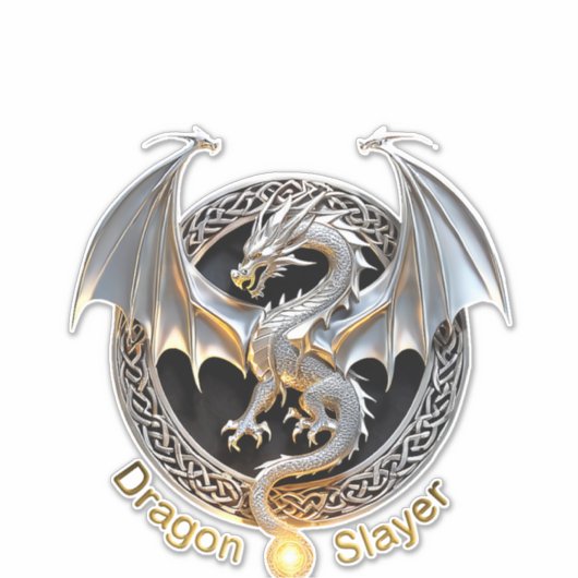 Dragon Slayer Aufkleber (Vorderseite)