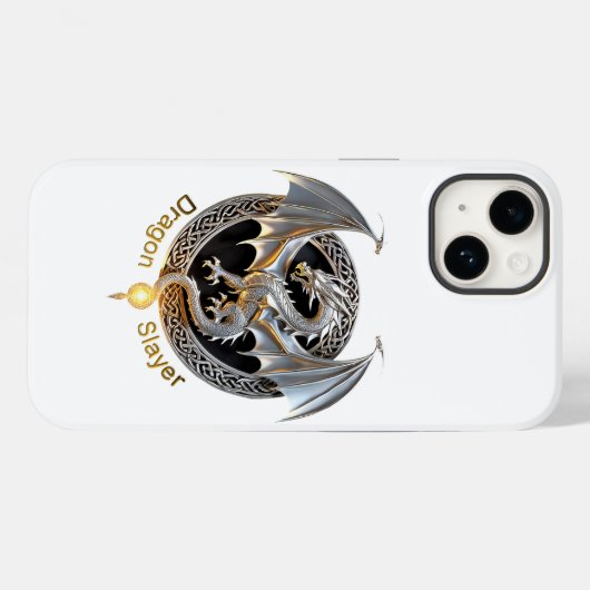 Dragon Slayer Case-Mate iPhone Hülle (Rückseite (Horizontal))