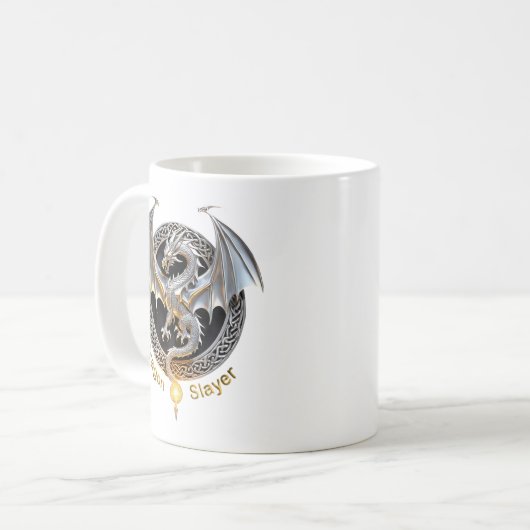 Dragon Slayer Kaffeetasse (Vorderseite Links)