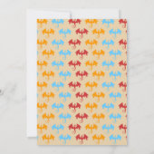 Dragon Slayer Knight Boy Birthday Party Dankeskarte (Rückseite)