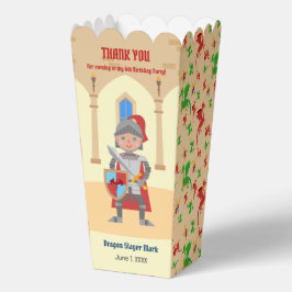 Dragon Slayer Knight Boy Birthday Party Geschenkschachtel