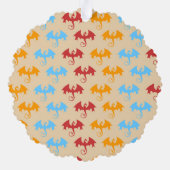 Dragon Slayer Knight Boy Birthday Party Ornament Karte (Rückseite)