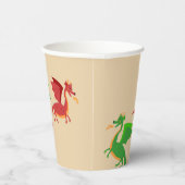 Dragon Slayer Knight Boy Birthday Party Pappbecher (Rechts)