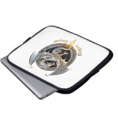Dragon Slayer Laptopschutzhülle (Vorne Knopf)