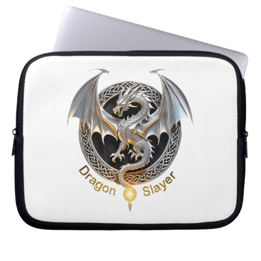 Dragon Slayer Laptopschutzhülle (Vorderseite)