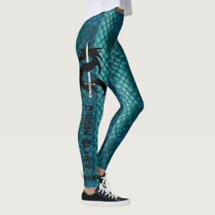 Dragon Slayer Leggings Ihr Name Aquamariner Joggen