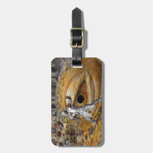 Dragon Slayer Luggage Tag Gepäckanhänger (Vorderseite vertikal)