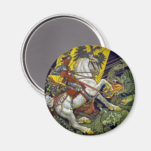 Dragon Slayer Magnet (Vorderseite/Rückseite)