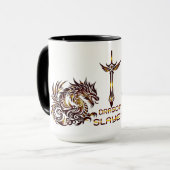 Dragon Slayer Mug Tasse (Vorderseite Links)