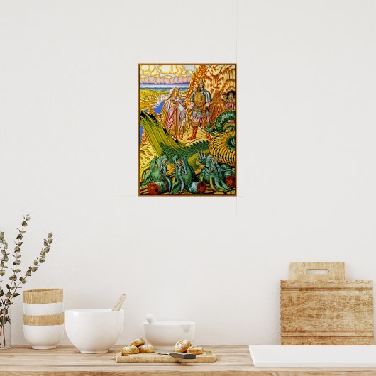 Dragon Slayer Poster (Küche)