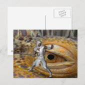 Dragon Slayer Postkarte (Vorne/Hinten)