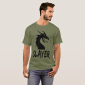 Dragon Slayer RPG Role Playing Game Gamer Gaming T-Shirt (Vorne ganz)