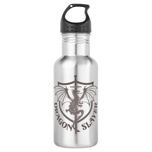 Dragon Slayer Stainless Steel Water Flasche Edelstahlflasche (Vorderseite)