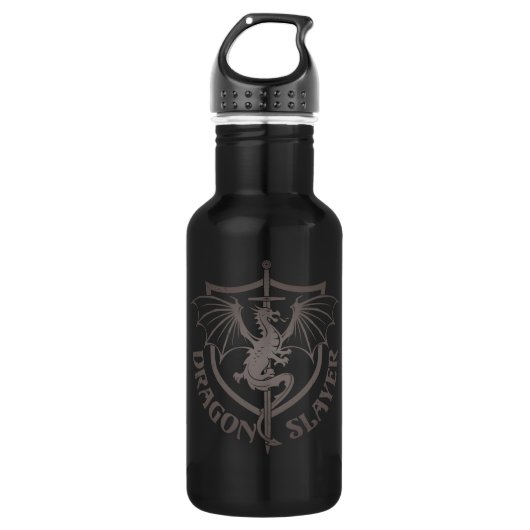 Dragon Slayer Stainless Steel Water Flasche Edelstahlflasche (Vorderseite)