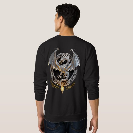 Dragon Slayer Sweatshirt (Schwarz voll)