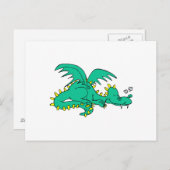 Dragon Sleeping Postkarte (Vorne/Hinten)